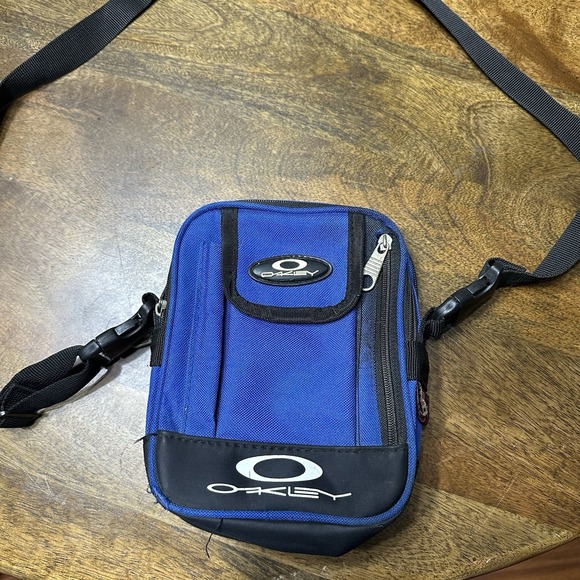Vintage Oakley Software Tactical Sling Shoulder Belt Bag Royal Blue